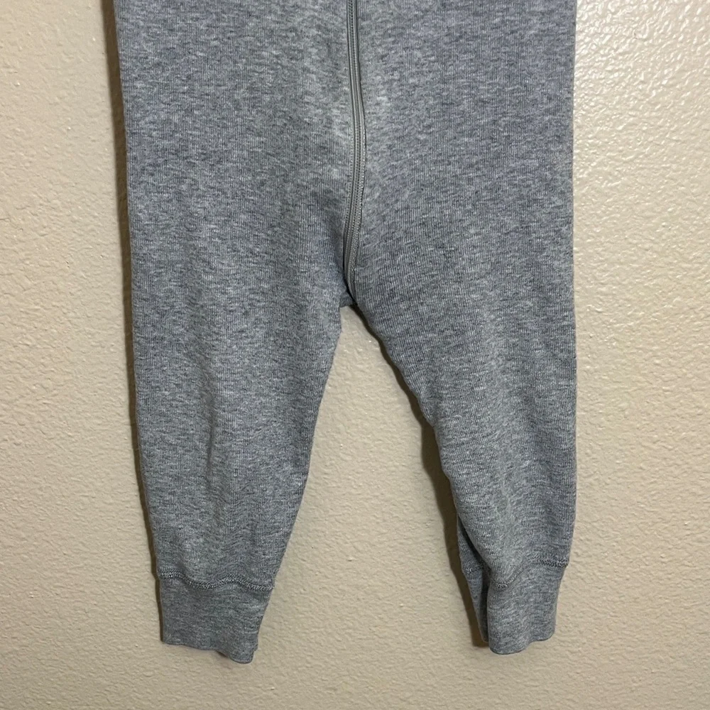 Hanna Andersson Gray Organic Cotton One Piece Pajamas